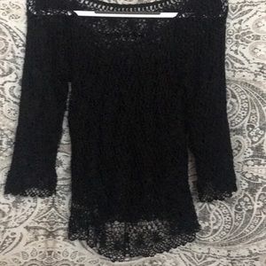 NWOT - Boston Proper Crocheted top